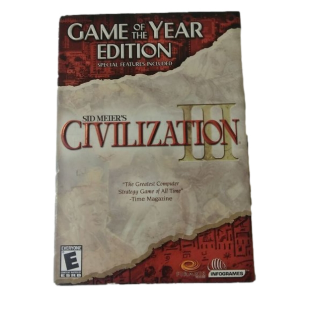 Sid Meier's Civilization III Game of the Year Edition Computer Strategy Game